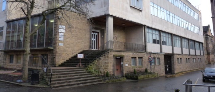 Main entrance to the Kelvin Building