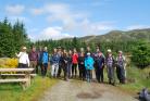 Workshop participants on field trip near Loch Lomond