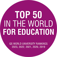 Top 50 in the world for Education