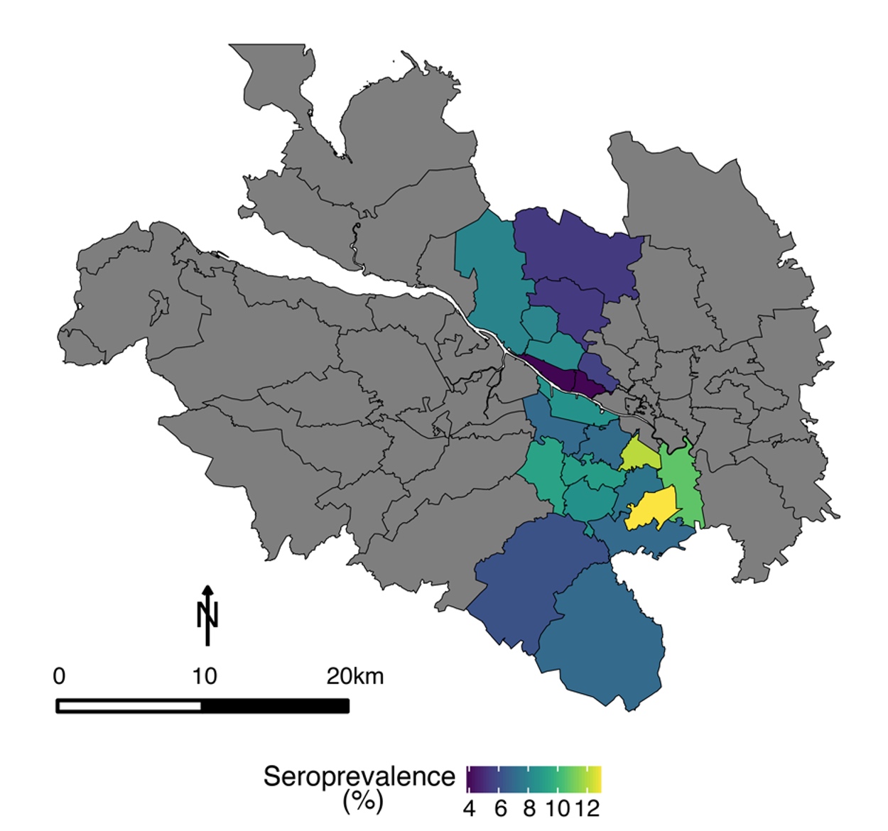 Seroprevalence of SARS-CoV-2 in NHS GGC