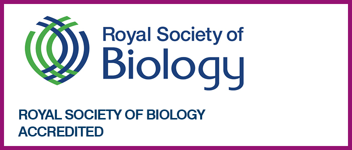 Royal Society of Biology Accreditation logo