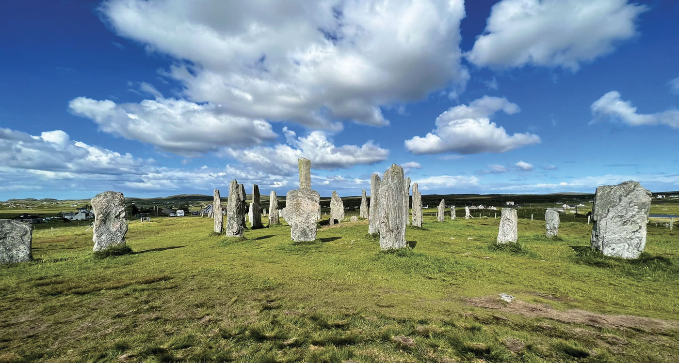 Vivek Thakur (MBA 1993) has found his happy place in the Hebrides at the Callanish standing stones.
