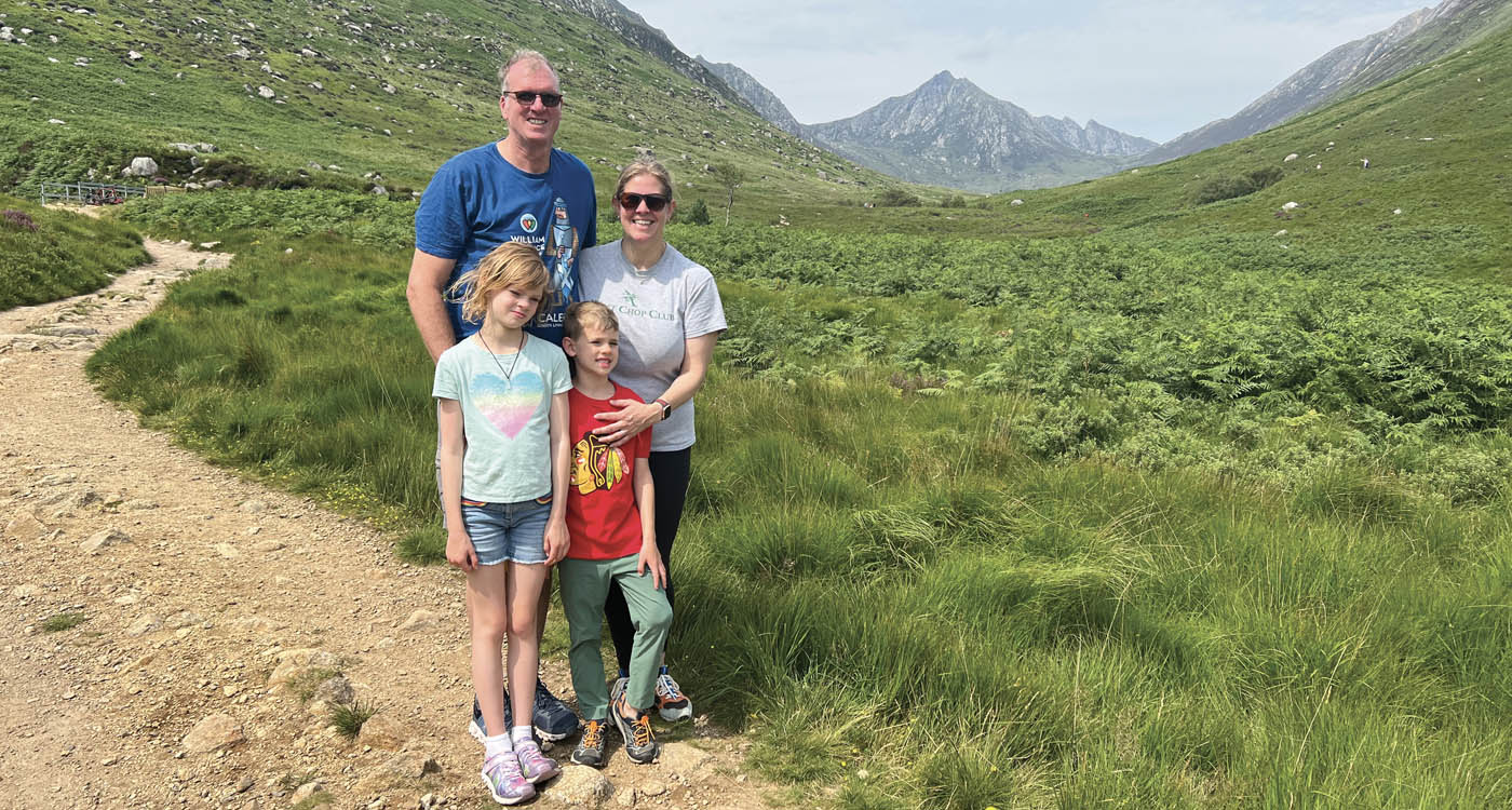 Ginny Van Alyea (Junior Year Abroad 2001) had a hike with her family at Goat Fell on Arran.