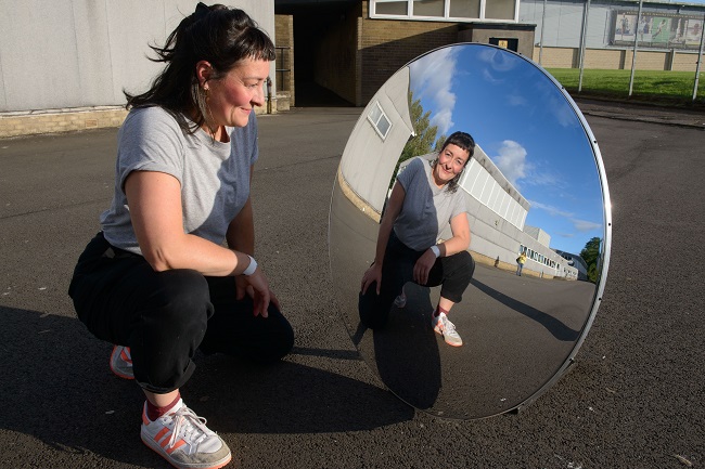 An image of Nic Green, a new PhD student. Nic's PhD is a partnership between UofG and the National Theatre of Scotland