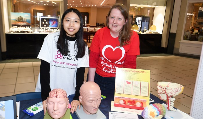 Dr Lorraine Work at a community engagement event