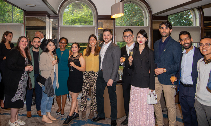 MBA reunion dinner group shot