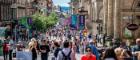 Crowds of people in Buchanan Street in Glasgow on a sunny day Source: vv shots Publisher: Istockphoto Link: https://www.istockphoto.com/photo/people-with-face-masks-on-regent-street-london-gm1290281515-385711257?clarity=false