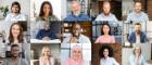 A grid of many faces of different people Source: Vadym Pastukh Publisher: Istockphoto Link: https://www.istockphoto.com/photo/crowded-video-screen-briefing-brainstorm-virtual-meeting-of-multiracial-work-team-gm1339427833-419770674?clarity=false