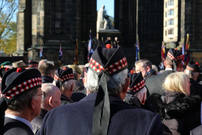 Scottish veterans in Edinburgh