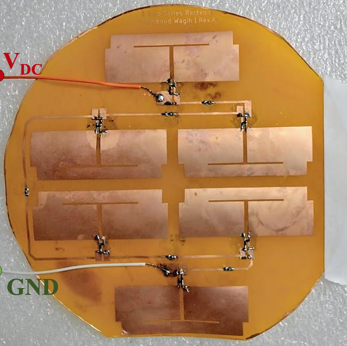 antennas and electronic circuits on a flexible film