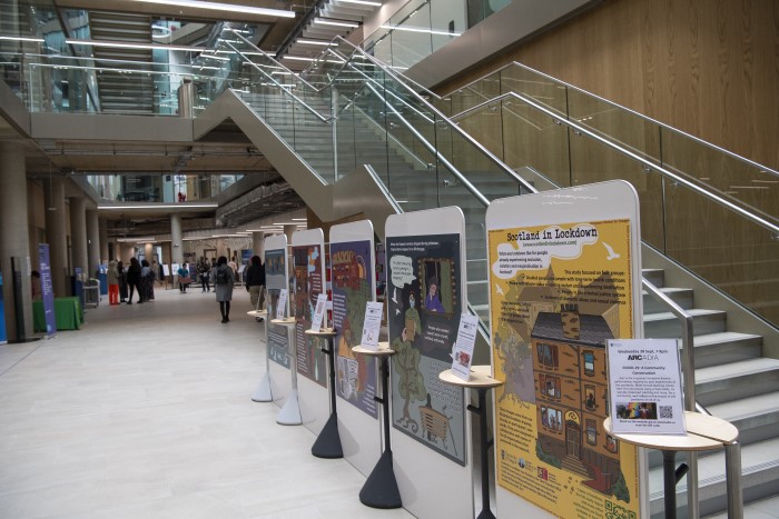 Displays from exhibition in ARC