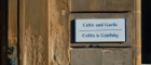 Celtic & Gaelic school sign on wall