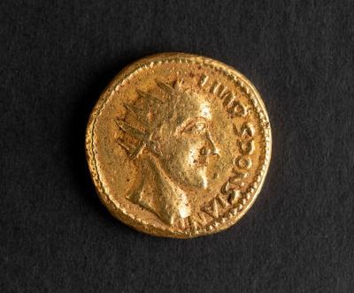 Sponsian gold coin, c.260-c.270 CE (obverse). 