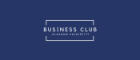 The Glasgow University Business Club logo. White text on a blue background.