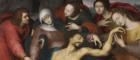 The Deposition of Christ from the Cross (Lamentation), oil on panel, Flemish school, possibly 16th Century, owned by Roman Catholic Church of Scotland, housed in Church of St John the Baptist, Port Glasgow.