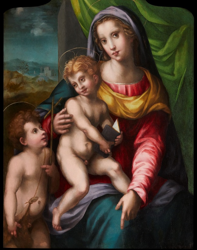 Restoration of Madonna and Child with the Infant Saint John the Baptist 