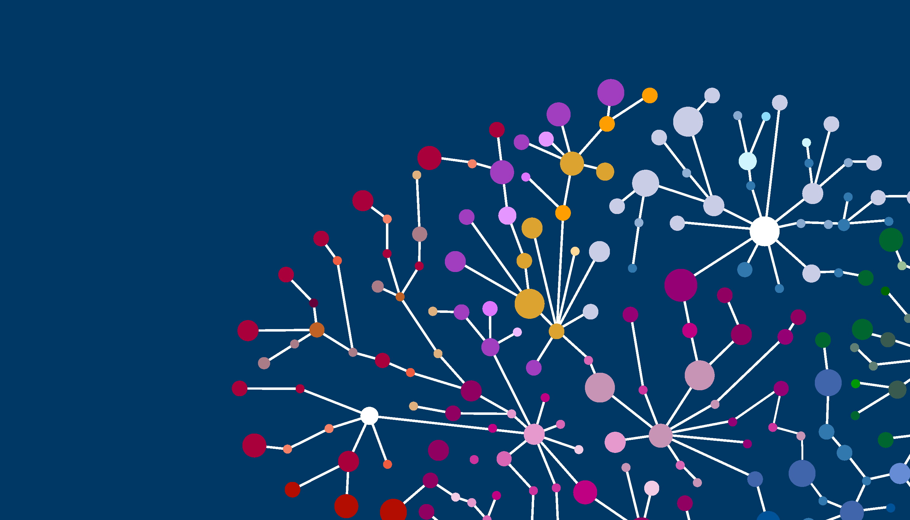 Abstract graphic of neurons stretching out and interconnecting