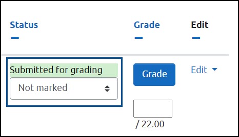 GUI Confirm Submission in Moodle Assignment