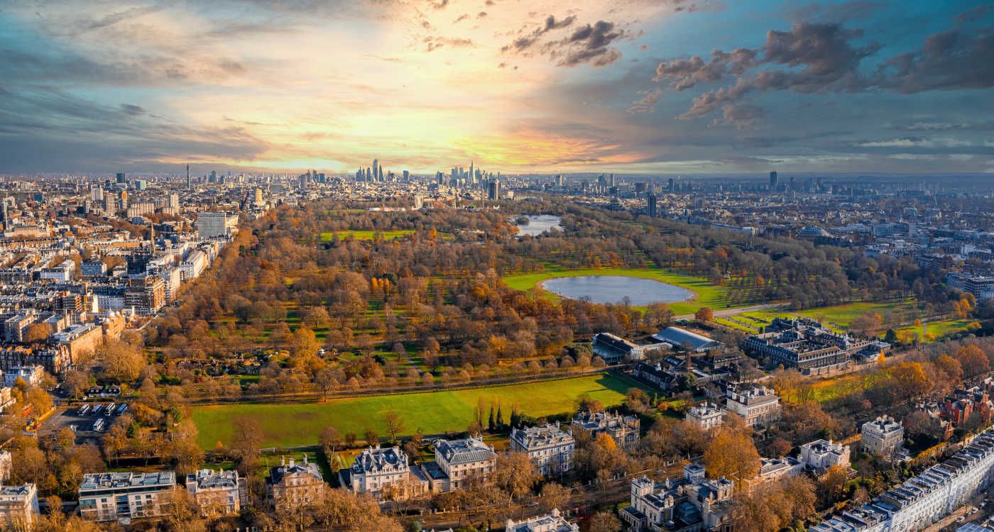 Aerial view of Hyde Park [photo: Shutterstock]