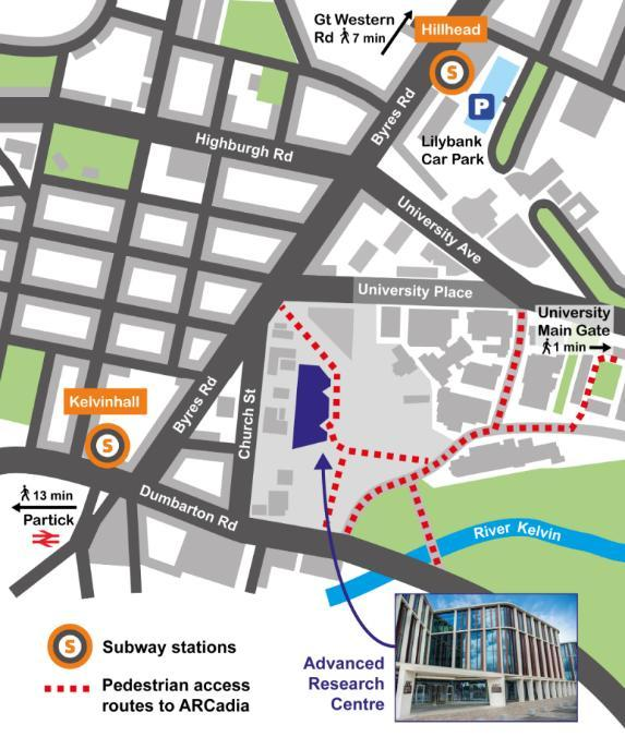 A map of campus