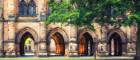 Picture of the tree and cloister of the Gilbert Scott building's East Quadrant