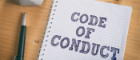 image of Code of Conduct writing