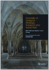 Screenshot of the title page of the travel survey report for 2022