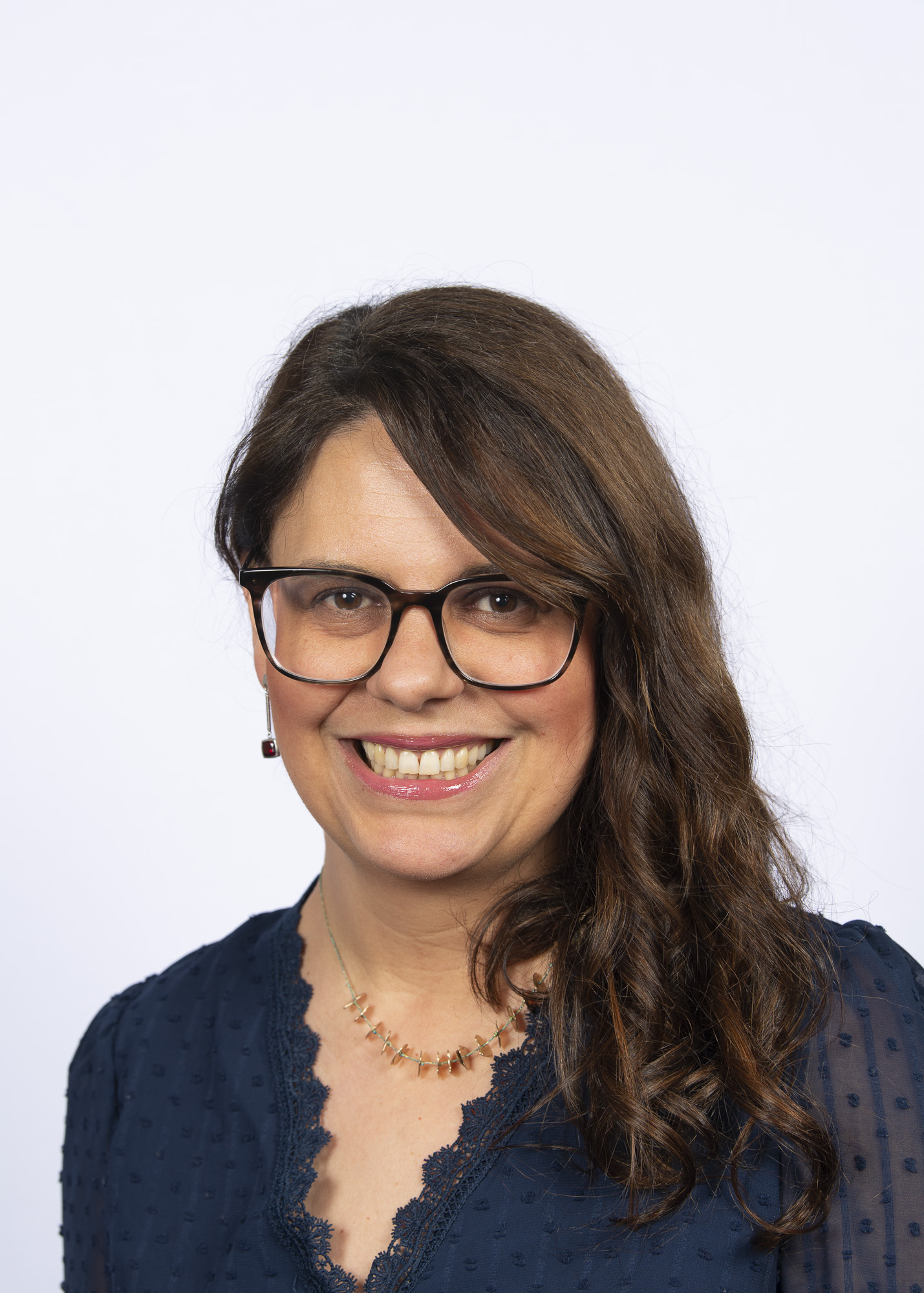 Portrait of a woman wearing glasses