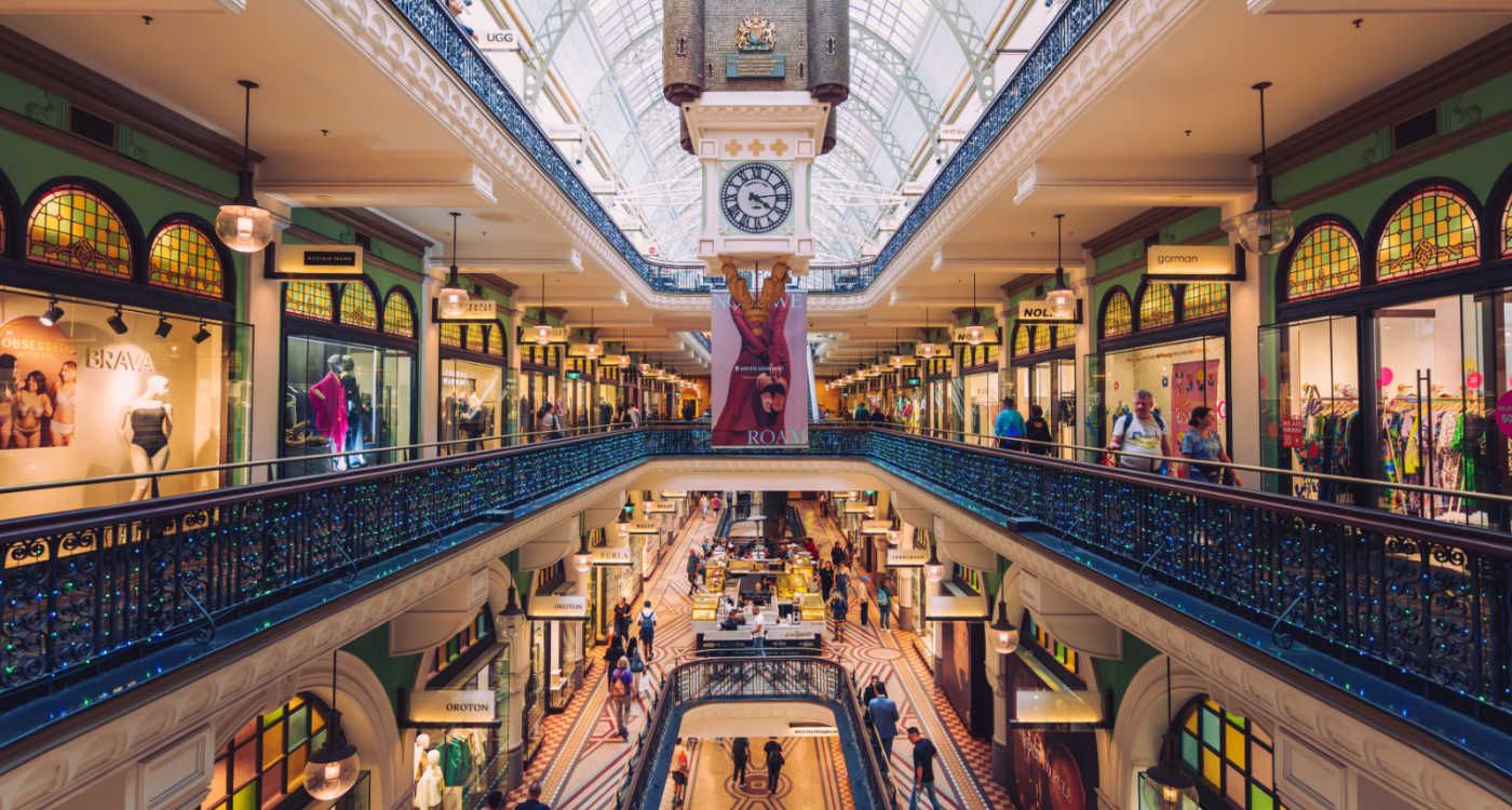 Inside the Queen Victoria Building shopping mall [photo: Shutterstock]