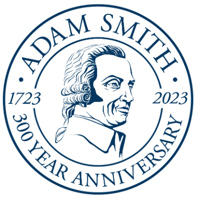 Adam Smith anniversary badge