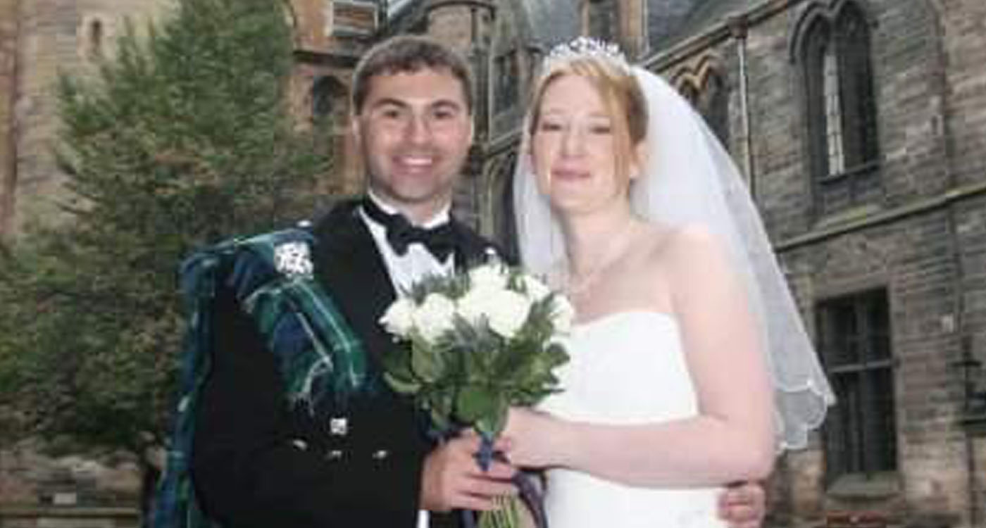 Ewan and Gillian Lamont wedding