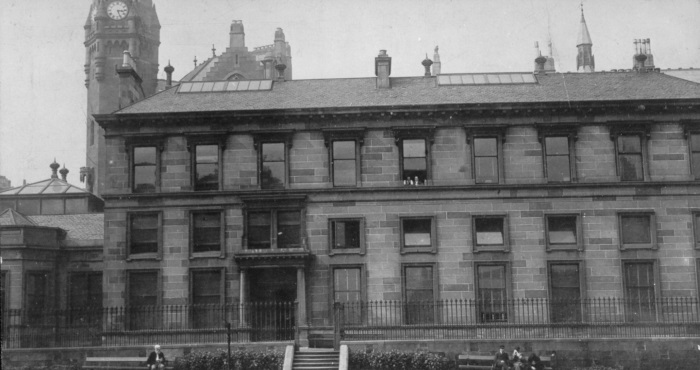 St Mungos Medical School at Glasgow Royal Infirmary,  with permission of Glasgow University Archive Services