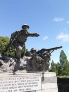 Cameronians (Scottish Rifles) memorial, Kelvingrove Park, Glasgow