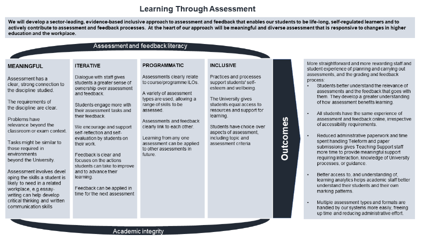 Learning Through Assessment Infographic