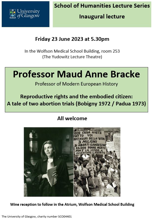 Maud Bracke's inaugural lecture