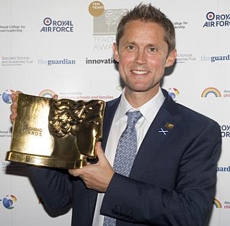 David Miller, Winner of UK Secondary School Teacher of the Year, 2008