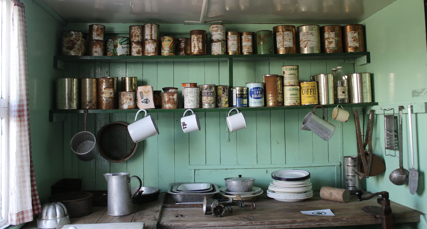 The museum at the Port Lockroy base in Antarctica