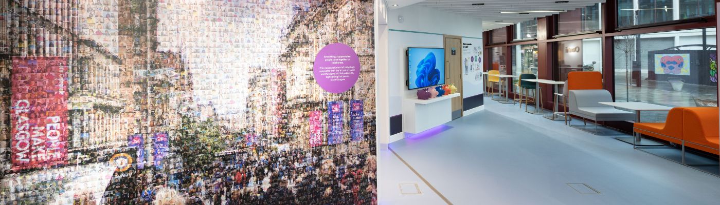 The Glasgow Health Exhibition inside Byres Community Hub