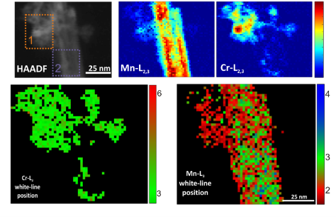 CryoTEM electron energy loss spectroscopy