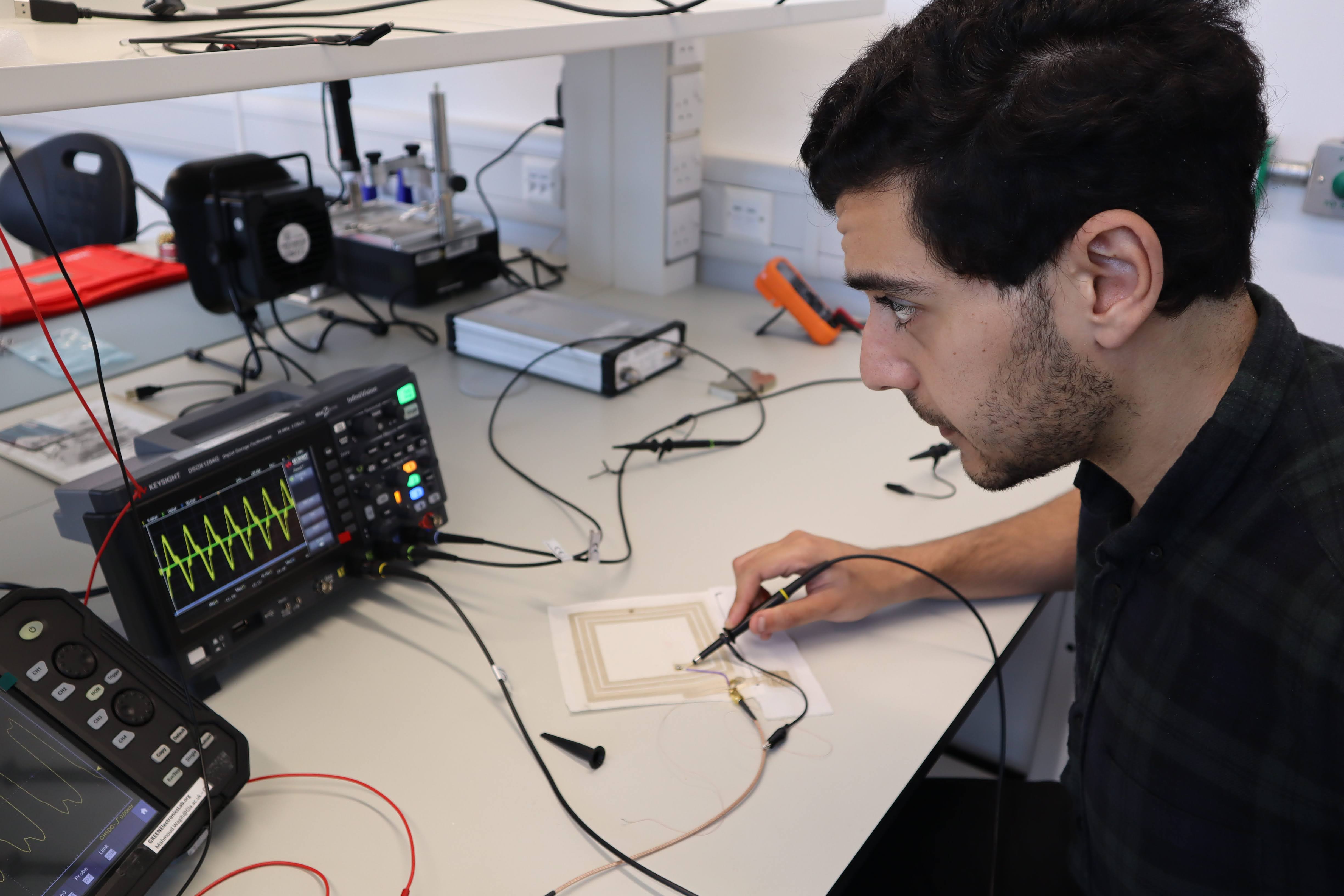 Lab testing of wireless power transfer