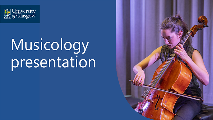 Watch the Musicology presentation