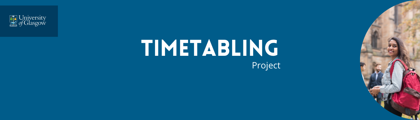 timetable banner header