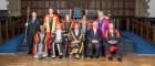 A group photo of honorary graduates who were conferred on Commemoration Day 2023