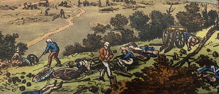 Burial of dead by James Rouse 1815
