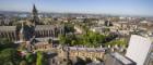 University buildings panoramic photo