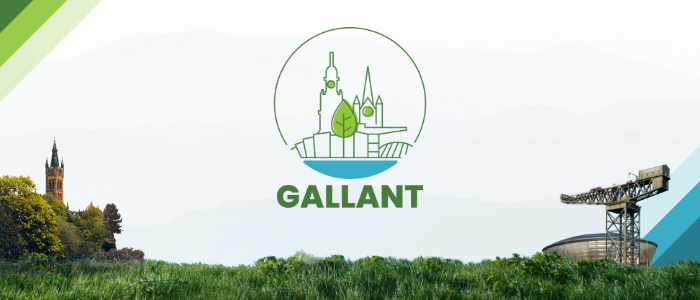 The GALLANT logo with notable Glasgow landmarks in background