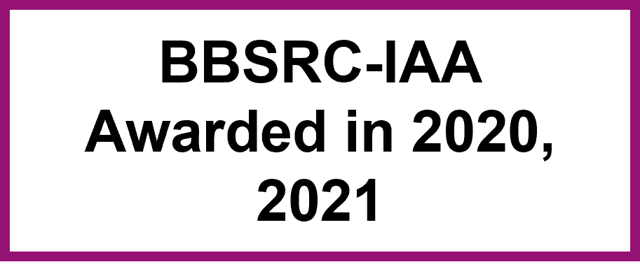BBSRC awarded in 2020 and 2021