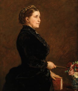 Painted waist-up portrait of Isabella Elder