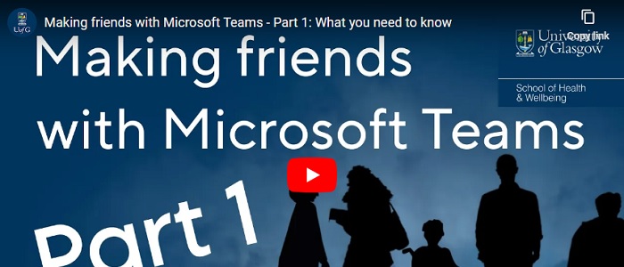 Snip of the front cover of a YouTube video entitled
