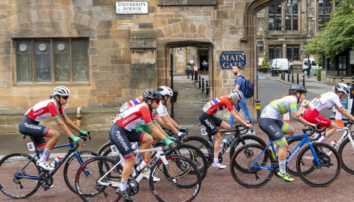 UCI ladies junior road race Sat 5 August - main gate